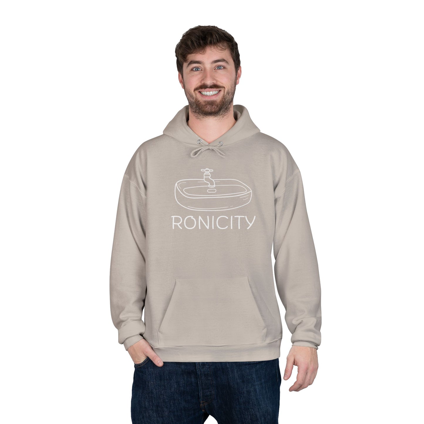 Pullover Hoodie SINK-ronicity Kitchen Sink Puzzle Design