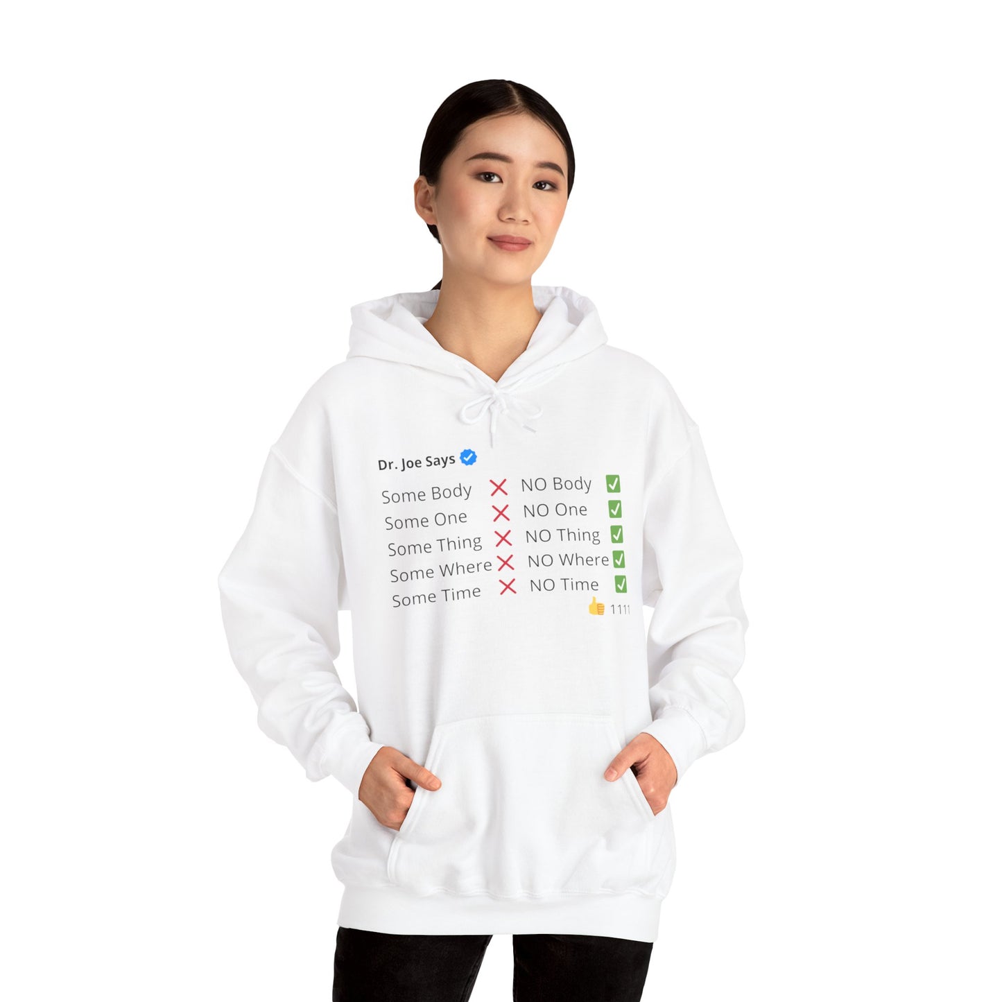 Some One ❌ No One ✅ Unisex Hoodie - Dr Joe Dispenza Quote