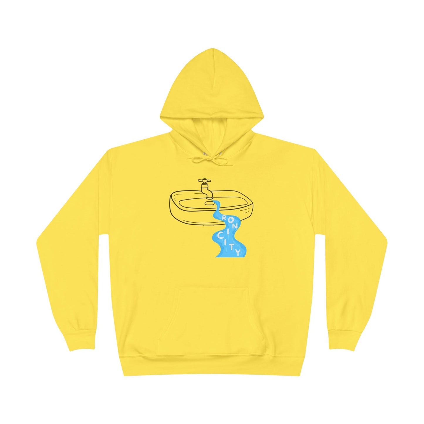 Pullover Hoodie SINK-ronicity Kitchen Sink Puzzle Design